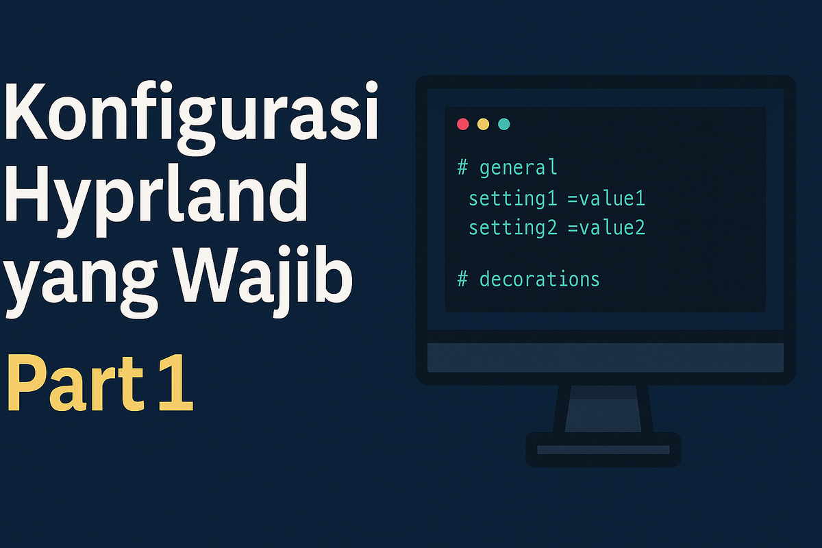 Konfigurasi Hyprland Part 1.